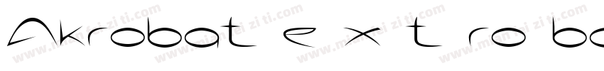 Akrobat e x t ro ba字体转换